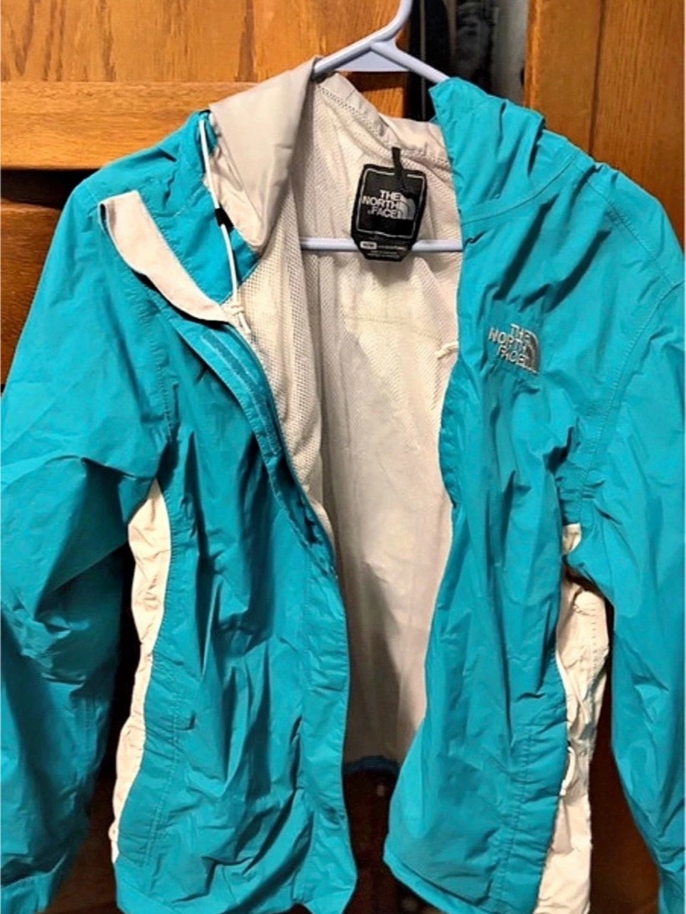The North Face Women's Blue & White Ski Jacket